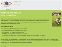 Tablet Screenshot of goodearthpest.com